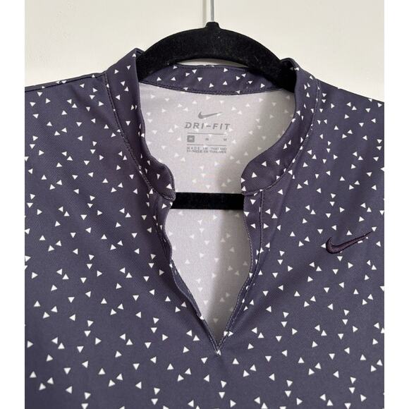 Navy and White Nike Dri Fit Tank Top M - Picture 3 of 4